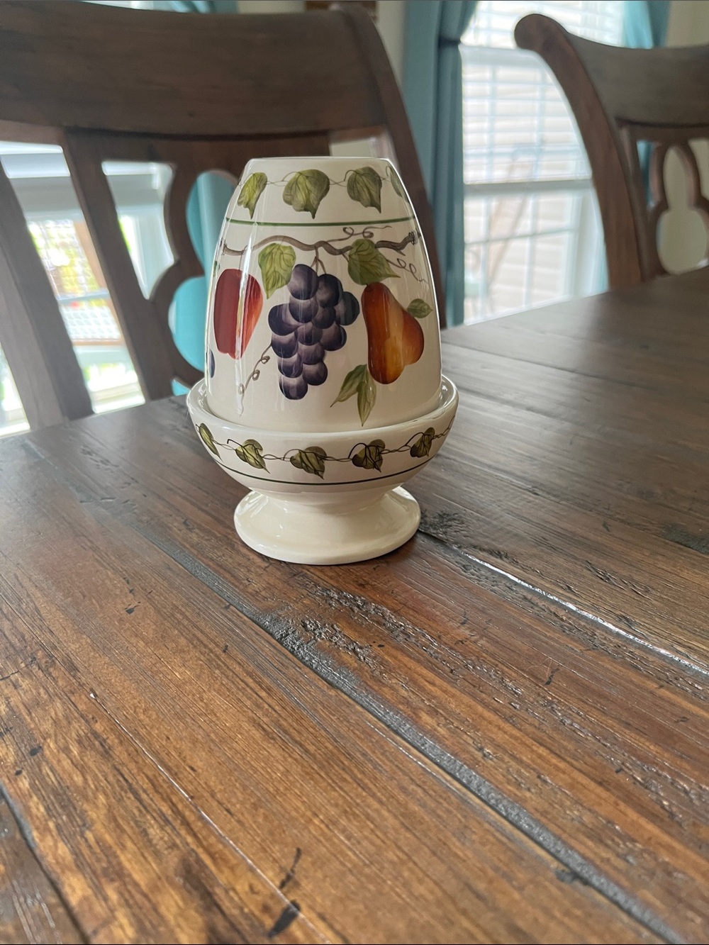 Vintage Home Interiors Fairy Lamp Sonoma Villa Line with Fruit Design HTF